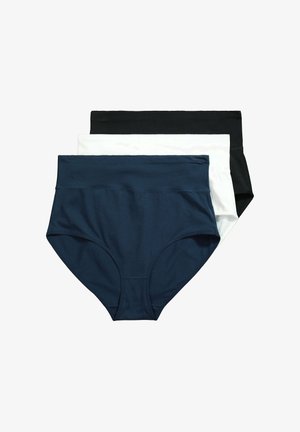 Ulla Popken 3 PACK HIGH WAISTED - Panties - black