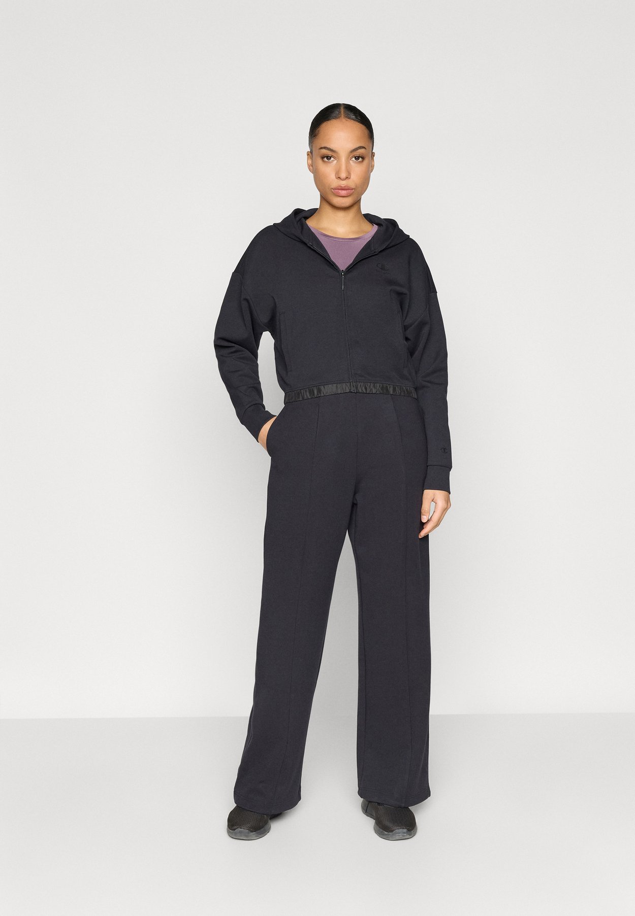 C-TECH INTERLOCK HOODED FULL ZIP SWEATSHIRT