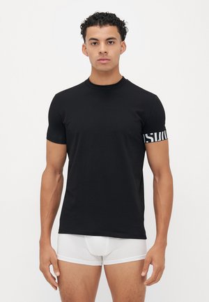 NEOCLASSIC LOGO ROUND NECK  - Caraco - black/white