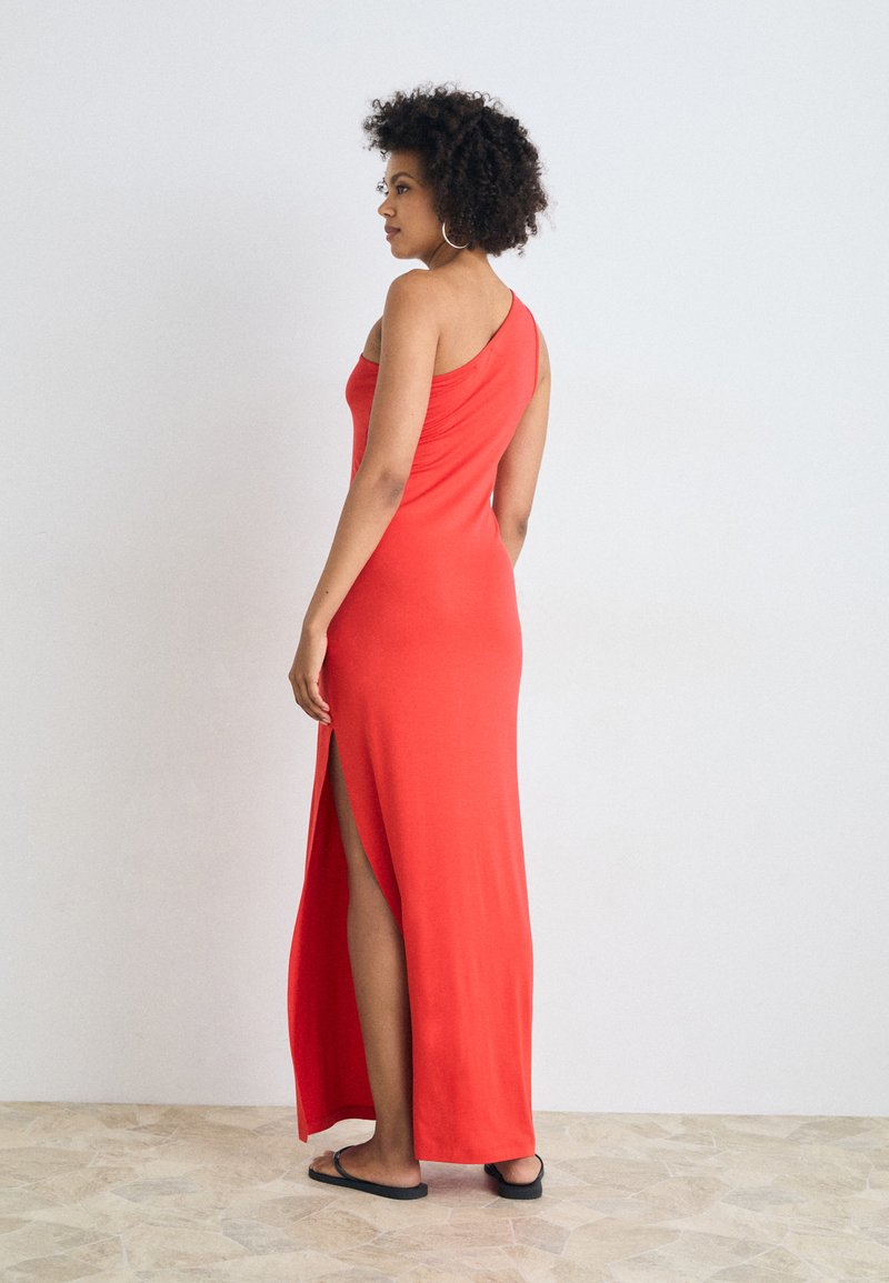 Seafolly ONE SHOULDER DRESS - Beach accessory - flame/light red