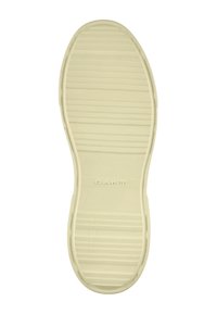 White rubber shoe sole with horizontal grooves and a rounded toe. Features the brand name "GANT" and size "42" embossed.
