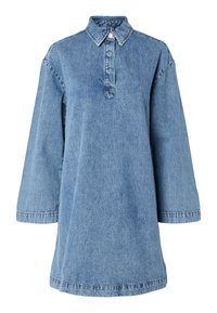 PCKENYA A-SHAPE NOOS BC - Rochie din denim - medium blue denim