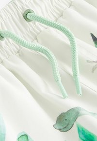 Next PRINTED REGULAR FIT  - Badeshorts - white green