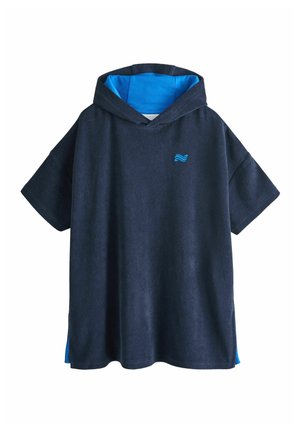 Next, REGULAR FIT - PONCHO - Bademantel - navy