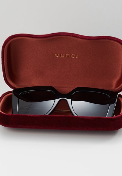 Gucci Occhiali da sole - black/gold-coloured/grey