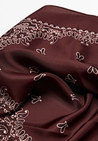Massimo Dutti BANDANA PASLEY - Tørklæde - bordeaux