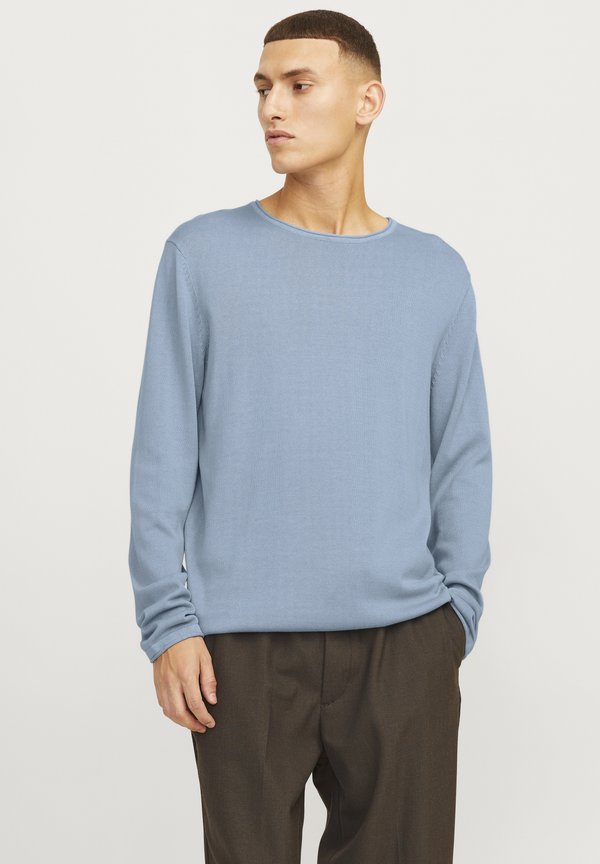 JJELEO CREW NECK - Strickpullover - mountain spring