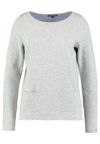 Tommy Hilfiger Stickad tröja - silver-coloured