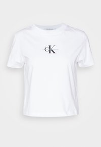 MONOLOGO BABY TEE - Camiseta estampada - bright white