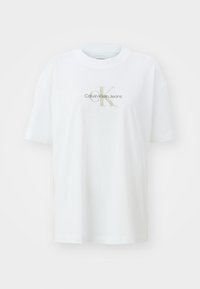 MONOLOGO - T-shirt con stampa - bright white