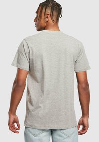 Merchcode FRIDA KAHLO DEATH ROUND NECK - Apdrukāts T-krekls - heather grey