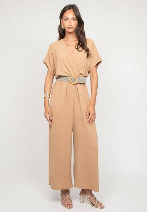 Dona x Lisa, COMBINAISON PANTALON CACHE-COEUR EVALA - Combinaison - camel