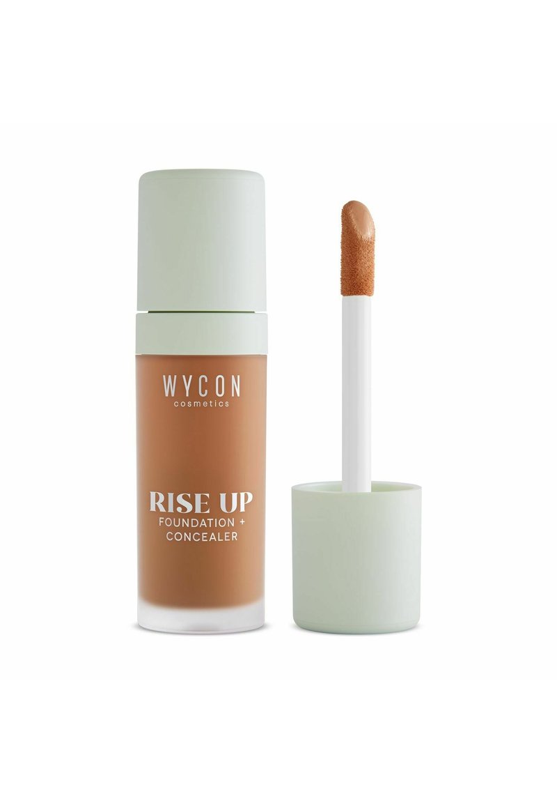 WYCON Cosmetics - RISE UP FOUNDATION + CONCEALER FONDOTINTA MULTIFUNZIONE DAL FINISH LUMINOSO E UNIFORMANTE - Fondotinta - caramel, Ingrandire