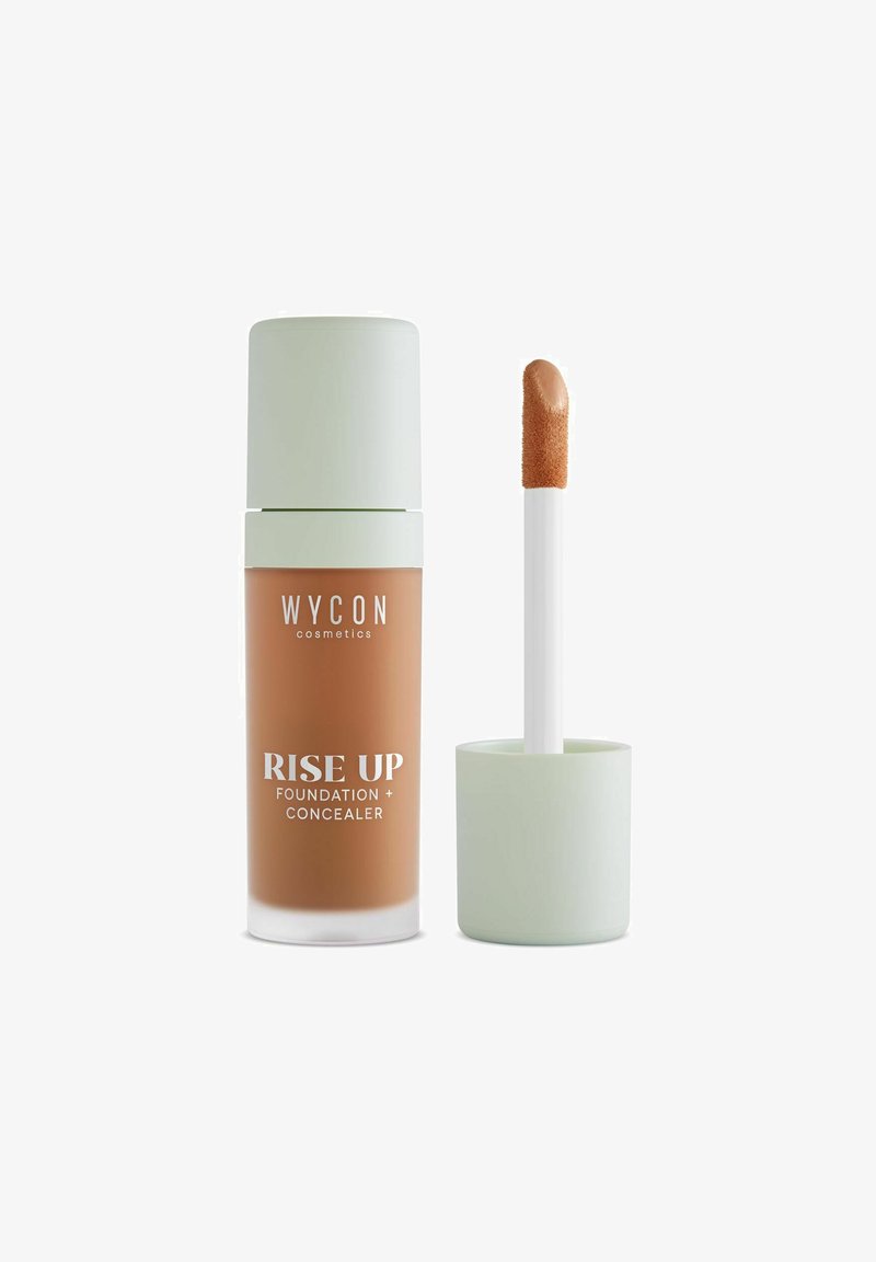 WYCON Cosmetics - RISE UP FOUNDATION + CONCEALER FONDOTINTA MULTIFUNZIONE DAL FINISH LUMINOSO E UNIFORMANTE - Fondotinta - caramel, Ingrandire