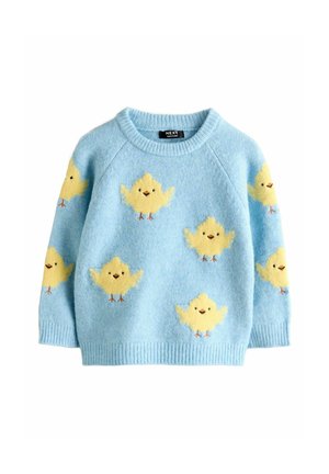 REGULAR FIT - CREW NECK - Strickpullover - blue chick