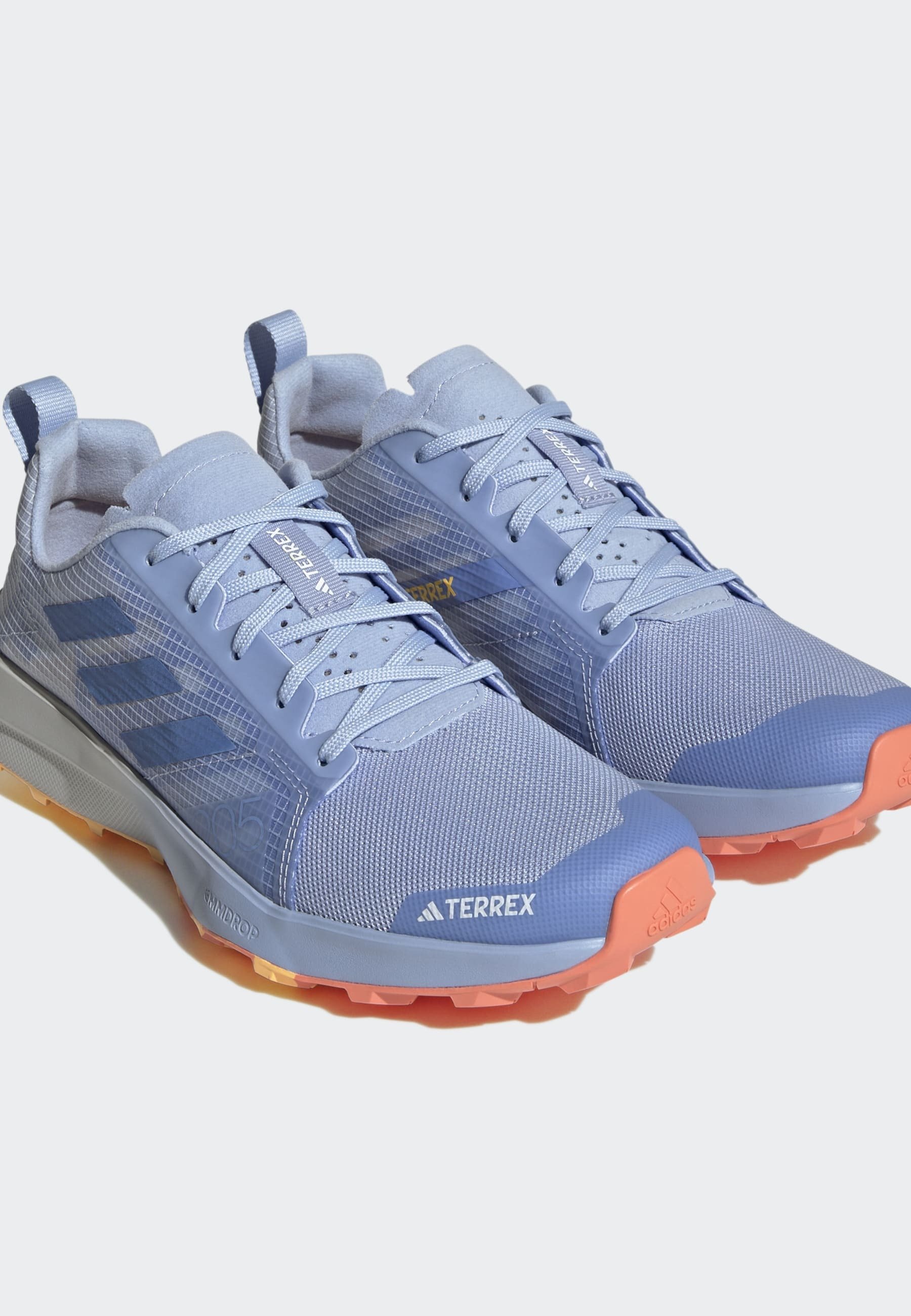 adidas Performance TERREX SPEED FLOW W - Trainers - blue dawn/blue fusion  met/coral fusion/blue - Zalando.co.uk