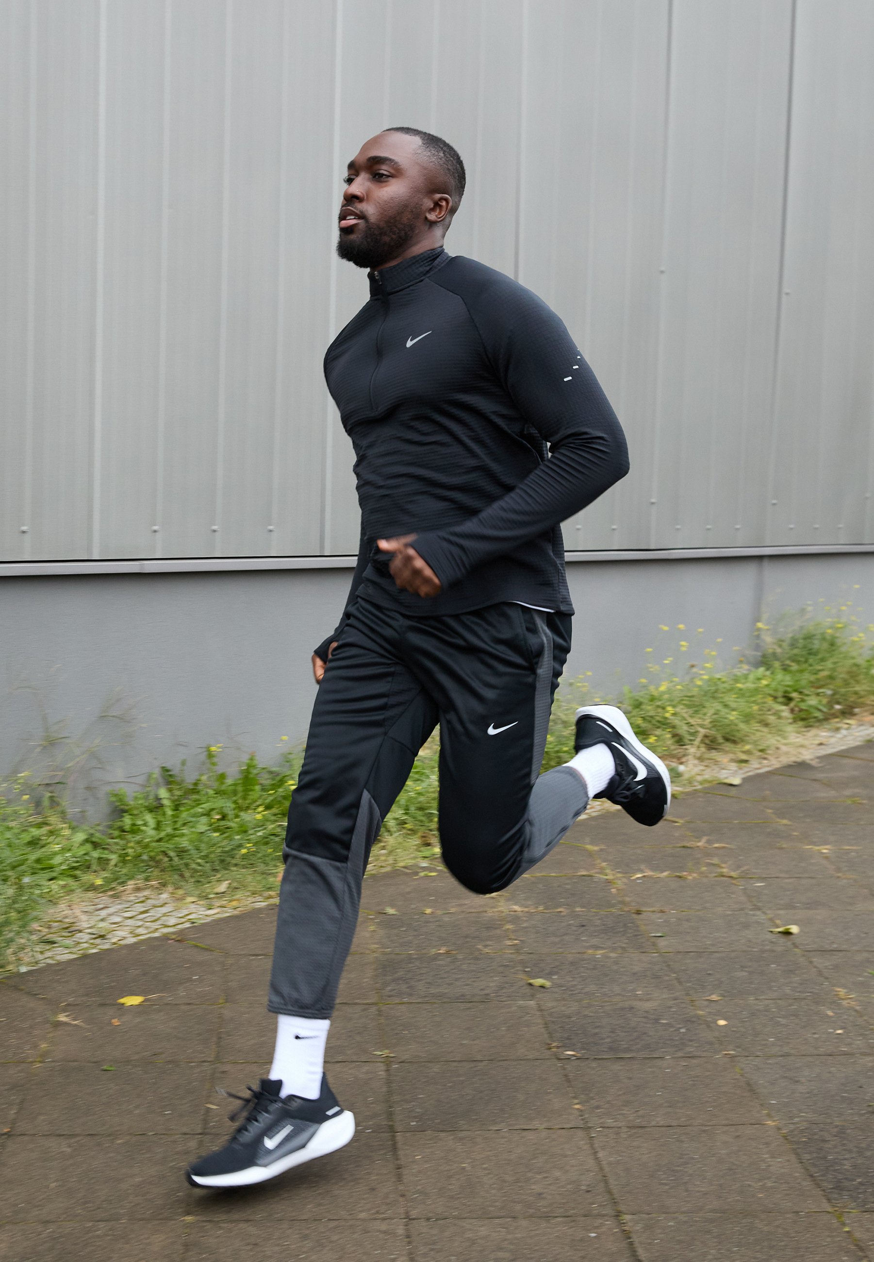 mens nike running top long sleeve