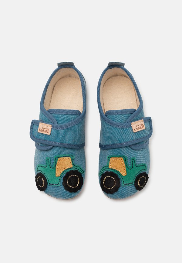 TROLLIGER TRAKTOR KIDS KLETTVERSCHLUSS - Slippers - capri