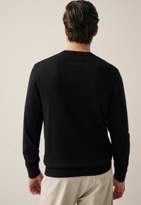 Next TEXTURED CREW  - Neule - black