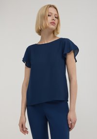 Calliope CON VOLANT - Camicetta - blu