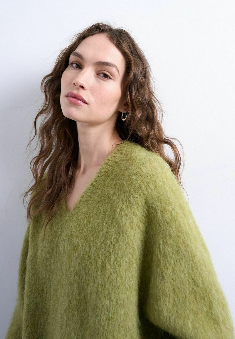 Cotton On - Pull décontracté - Vert chiné