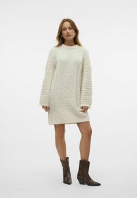Vero Moda VMJESSICA MIDI - Gebreide jurk - birch