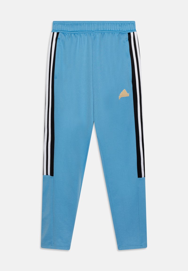 adidas Performance TIRO NATIONS PACK UNISEX - Teplákové kalhoty - light blue/black/white