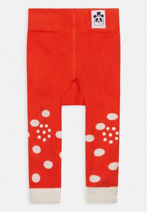 CHERRY ANTI SLIP BABY UNISEX - Legingi — zeķes - red