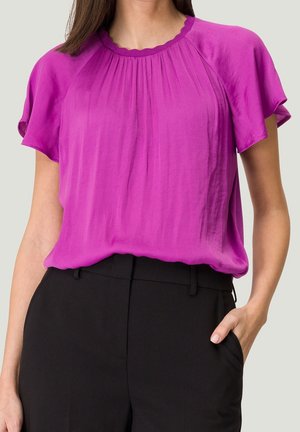 Blouse - mottled purple