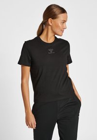Hummel HMLICONS  - T-shirts basic - black