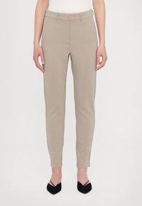 MM EFFETTO - Trousers - sand