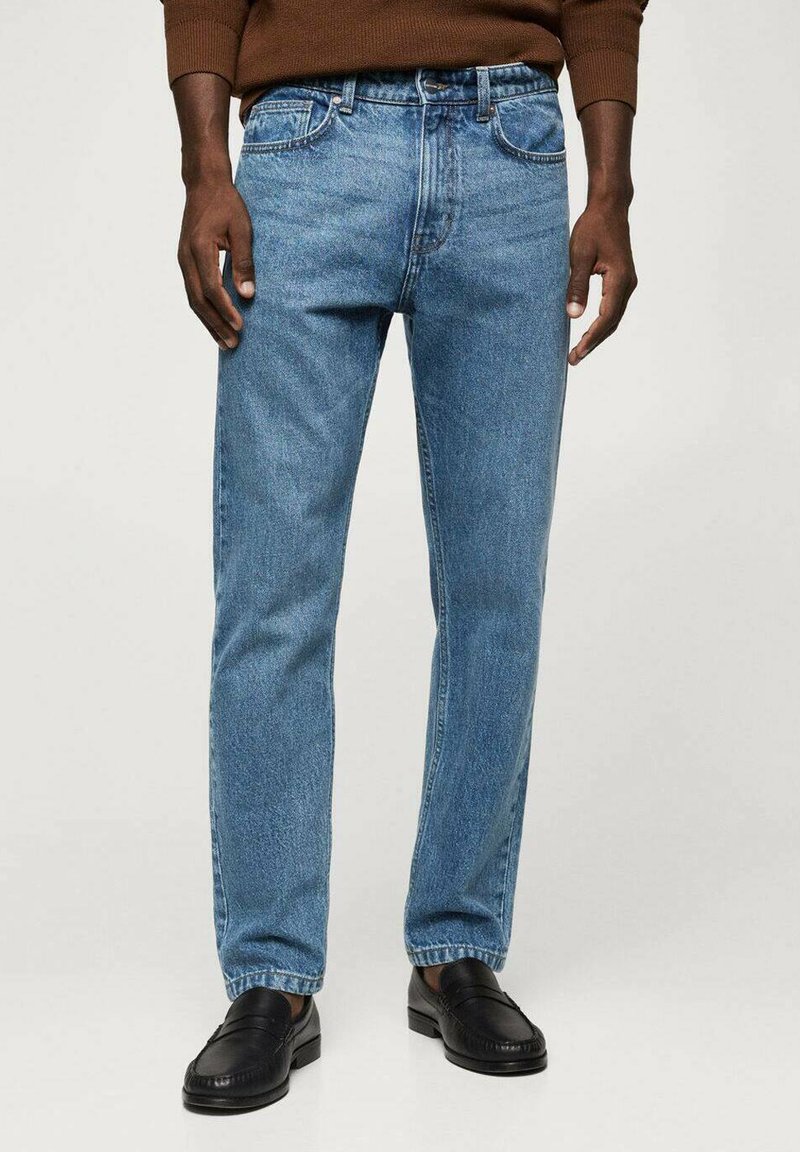 Mango BOB Jeans Straight Leg dunkelblau/mørkeblå Zalando.dk