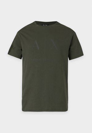 Armani Exchange, SLIM - T-shirts print - peat