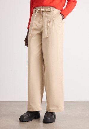 BELTED - Pantalones - charming khaki