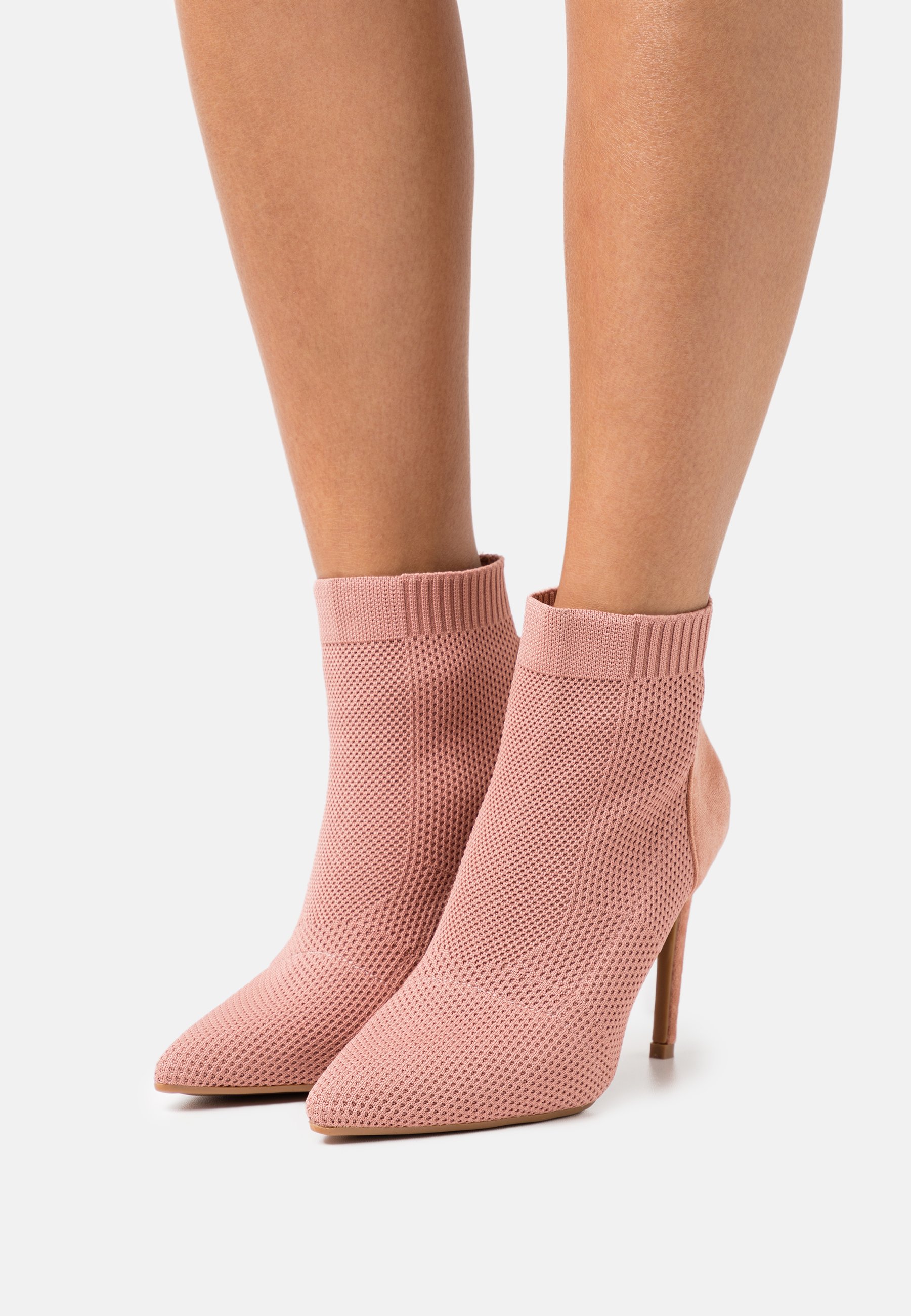 DeeZee Botines de tacón - beige/rosa - Zalando.es