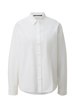 QS, BLUSE - Hemdbluse - weiß