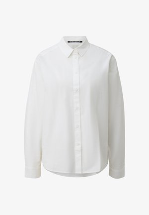 QS, BLUSE - Hemdbluse - weiß