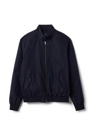 PIOMBO, REGULAR-FIT JACKET WITH ZIP AND HIGH COLLAR - Chaquetas bomber - navy blue