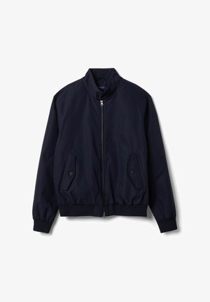 PIOMBO, REGULAR-FIT JACKET WITH ZIP AND HIGH COLLAR - Chaquetas bomber - navy blue