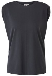 s.Oliver À ÉPAULETTES - T-shirt basic - summer black