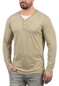 Solid SDDORIANO - Langærmet T-shirt - sand melan