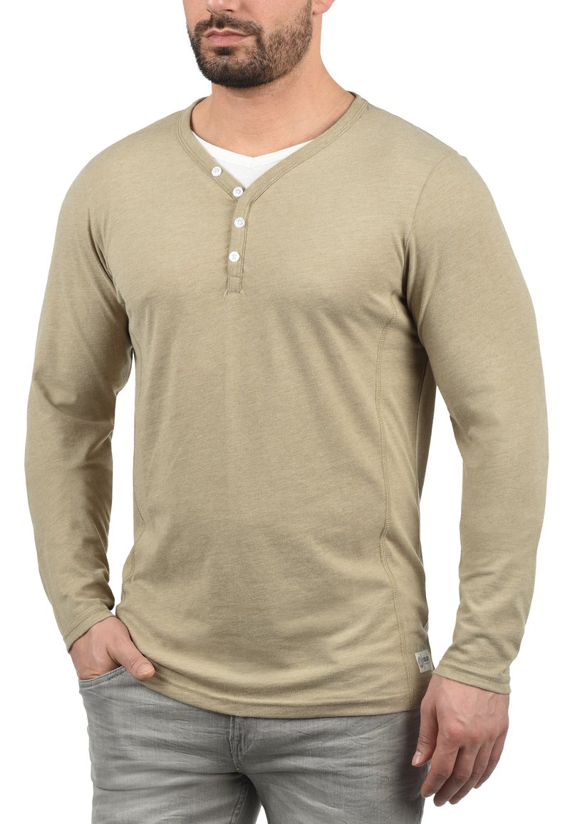 Solid SDDORIANO - Langærmet T-shirt - sand melan