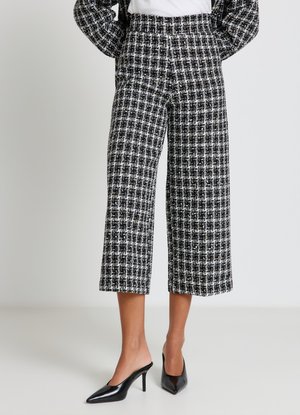 Calliope, PALAZZO CROPPED - Pantaloni - var ultrablack