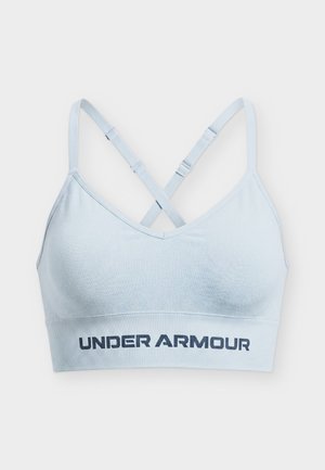 Under Armour, VANISH SEAMLESS LOW - Sport-BH mit leichter Stützkraft - blue fog/downpour gray