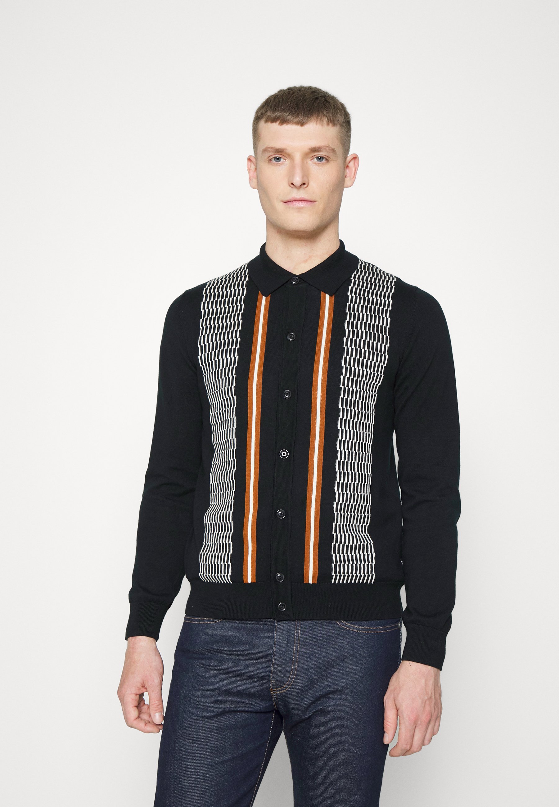 Ben Sherman CHECK CARDIGAN - Cardigan 