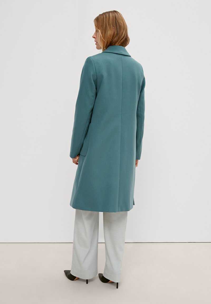 comma Klassischer Mantel - petrol - Zalando.de