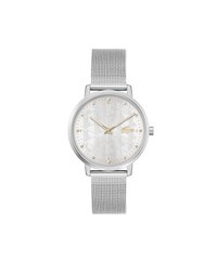 Lacoste 2H SS CASE AND BEZEL DIAL WITH CG DETAILS SS MESH - Uhr - silver coloured
