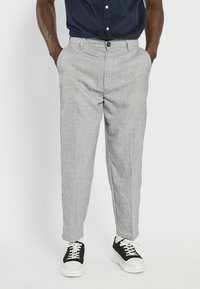 Redefined Rebel - TRAVIS PANTS - Broek - light grey melange Miniatuurafbeelding 1