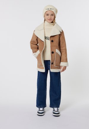 NECK JUMPER - Jersey de punto - ecru chine