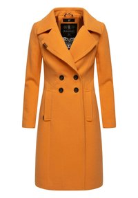 Klassischer Mantel - apricot sorbet